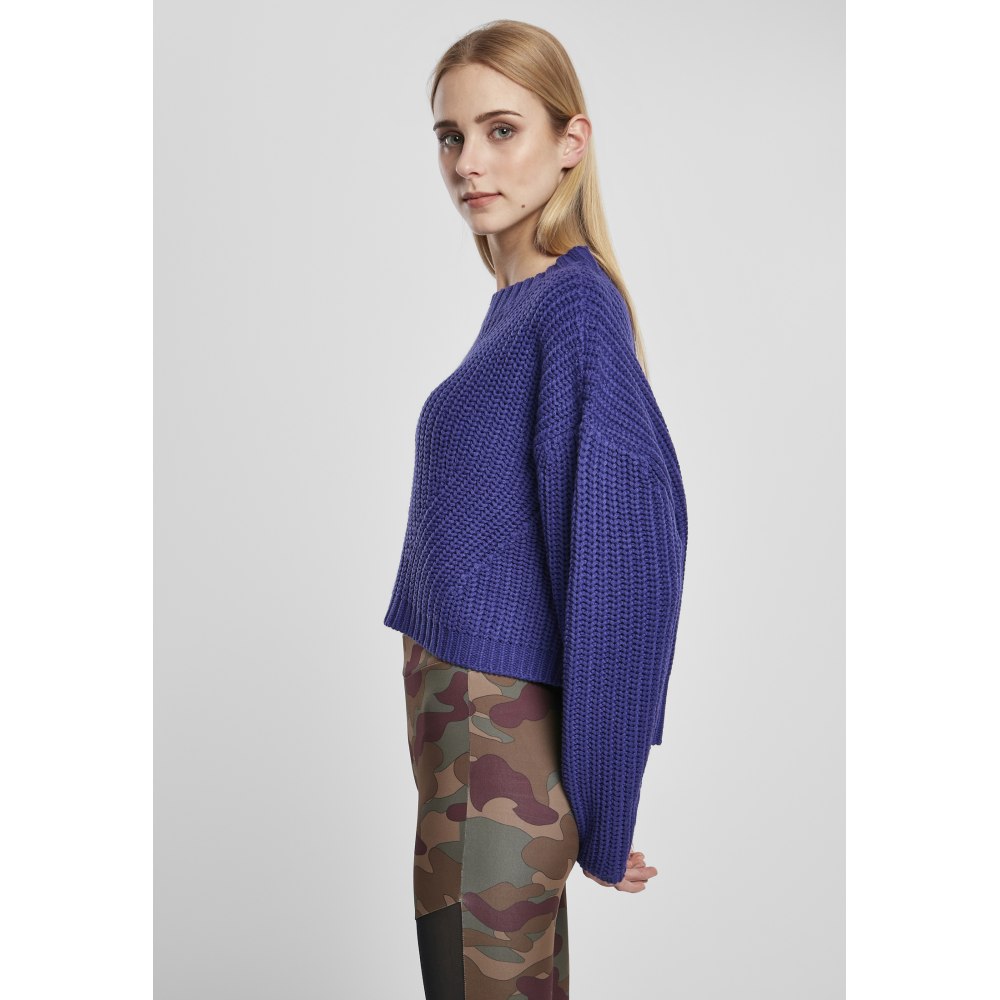 Urban Classics - Wide Oversize Sweatshirt - Blau/Lila